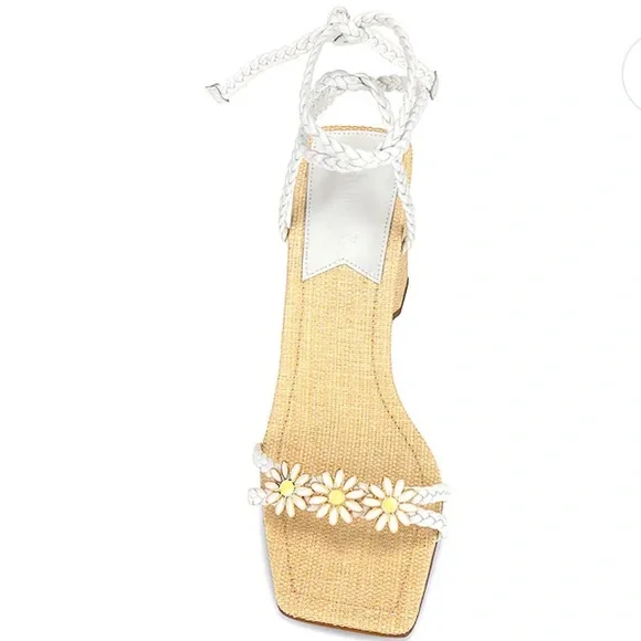 Schutz Hina Daisy Heel Sandal - Picture 2 of 11